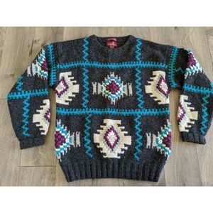 Arbor Way Wool Sweater knitted by hand